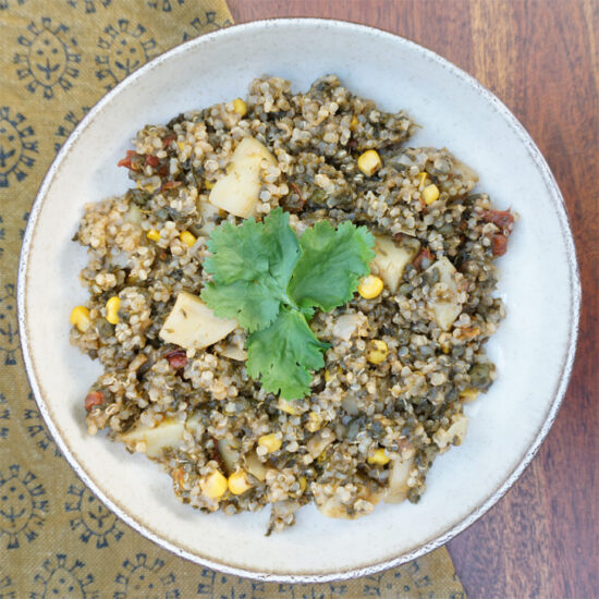 Tex-Mex-Quinoa Produkt Probierpaket von Kernbeißer - vegane Fertiggerichte in Wien